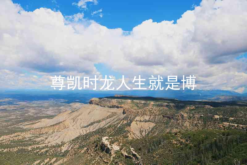 尊凯时龙人生就是博